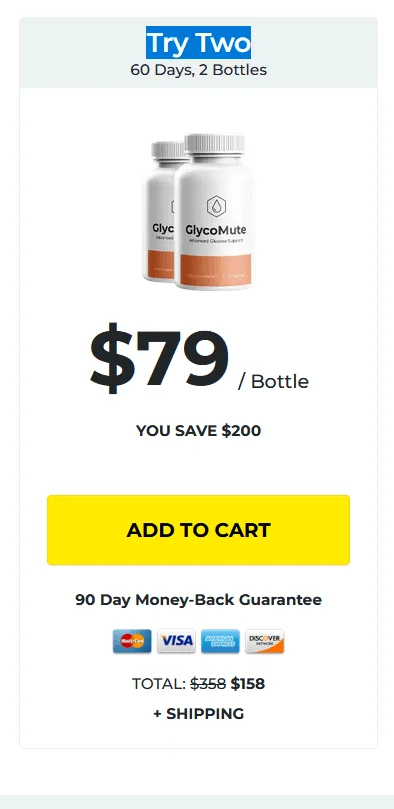 GlycoMute one bottle